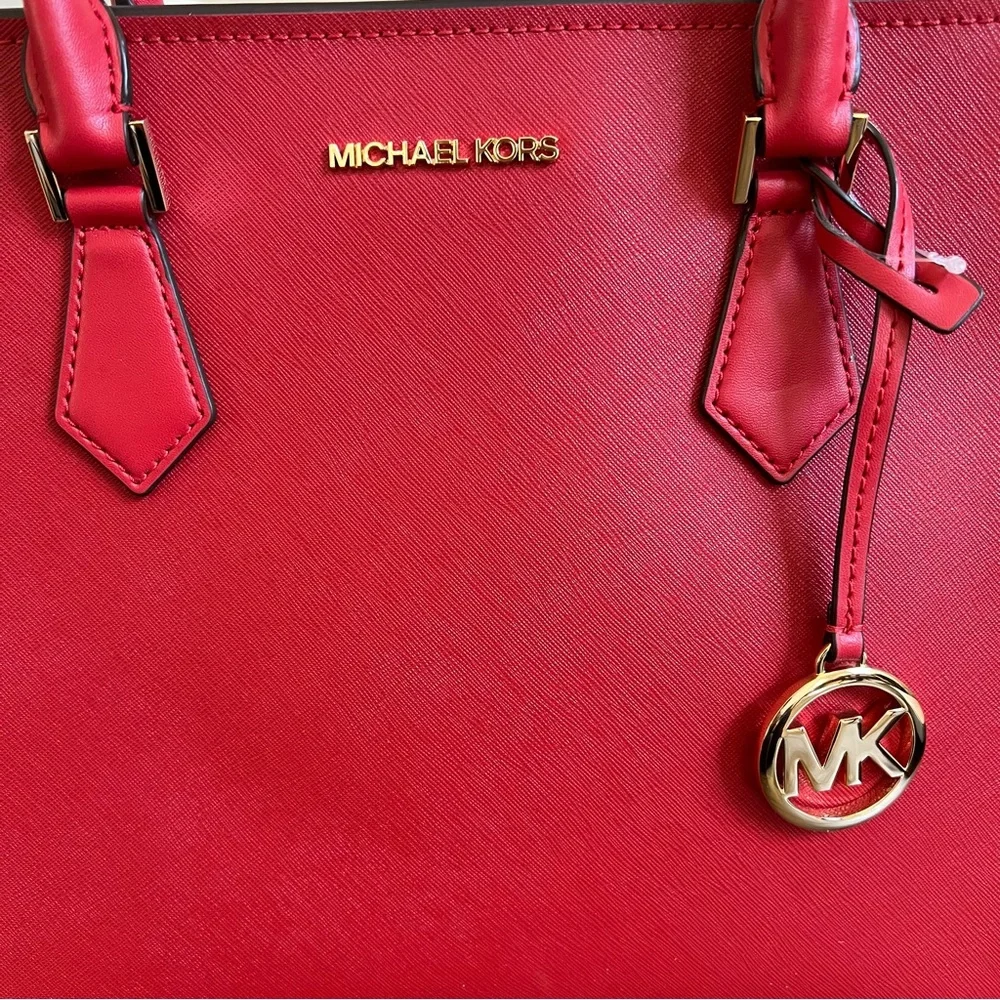 Michael Kors Sheila Tri Compartment Medium Satchel (No Long Strap)
